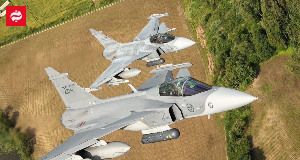 С октября Швеция направит истребители Gripen для защиты неба Польши